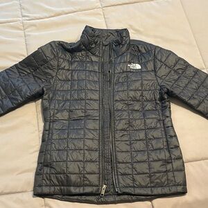 The North Face Kids Charcoal Puffer Jacket